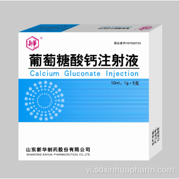 Calci Gluconate Tiêm - hạ calci huyết có triệu chứng cấp tính